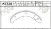 VW 131609537C Brake Shoe Set